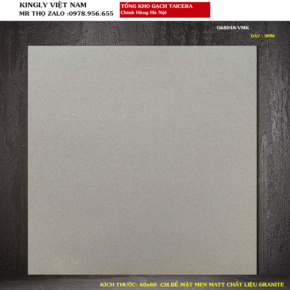 Gạch lát nền Taicera 60x60 G68048 Loại 1